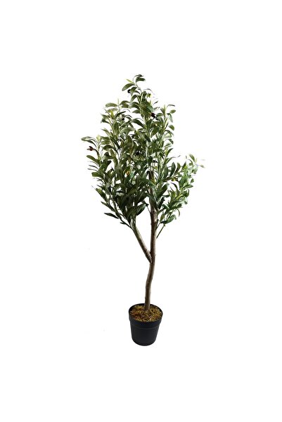 MAKİ DEKOR Yapay Ağaç Zeytin 120 Cm Boyunda Dekoratif İç Mekan Salon Ofis Ağacı