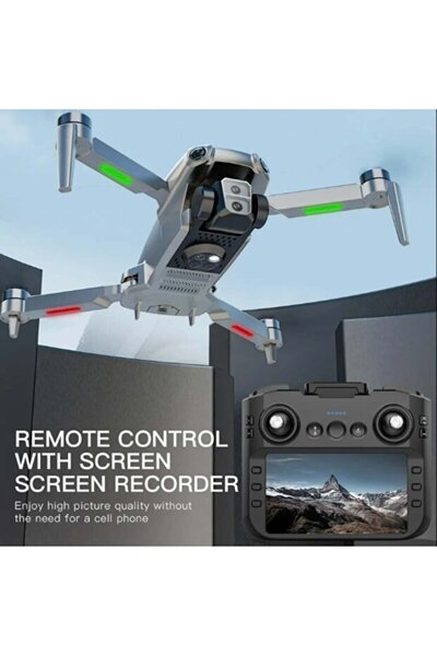 EkoAlışverişDünyam T7 Pro Drone 4K Çift Kameralı GPS WiFi FPV 360° Engel Algı...