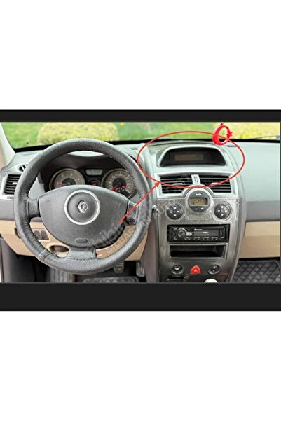 waybross Renault Megane 2 (2003–2009) FAZ 2 Saat Radyo Gösterge Çerçevesi (Be...