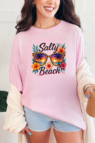 Sarah's Boutique Women's T-shirt – 100% cotton – Salty Beach