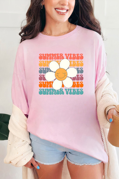 Sarah's Boutique Women's T-shirt – 100% cotton – Daisy Vibes
