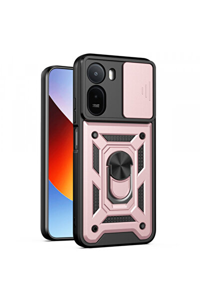 Techsuit Husa pentru Xiaomi Redmi A7 Pro 4G, Techsuit, CamShield, Roz Aurie