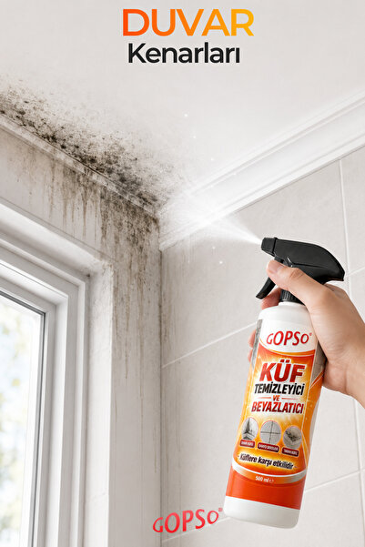 Gopso Küf Temizleyici ve Beyazlatıcı Sprey 500 ml