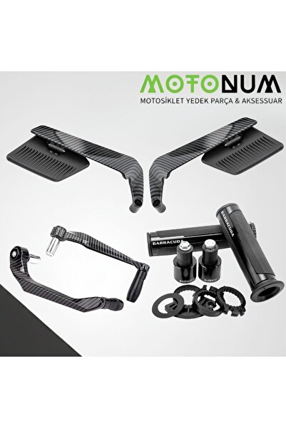 Motonum Falcon Soft 50 Modifiye Seti-Siyah-Karbon Aerodinamik-Md03511