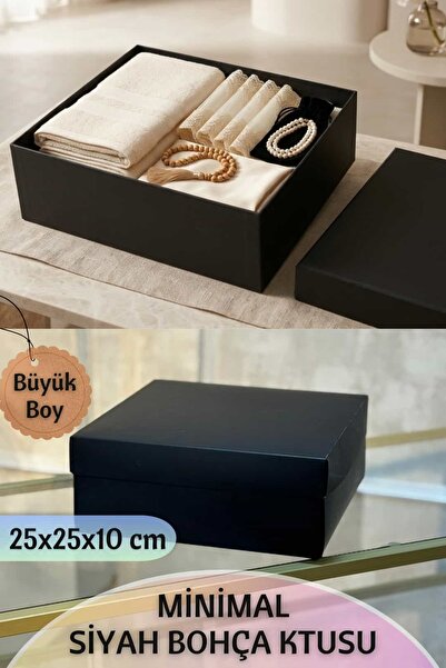 Dantelux Minimal Hediyelik Bohça & Çeyiz Kutusu (Kapaklı Karton Kutu) 1 Adet ...