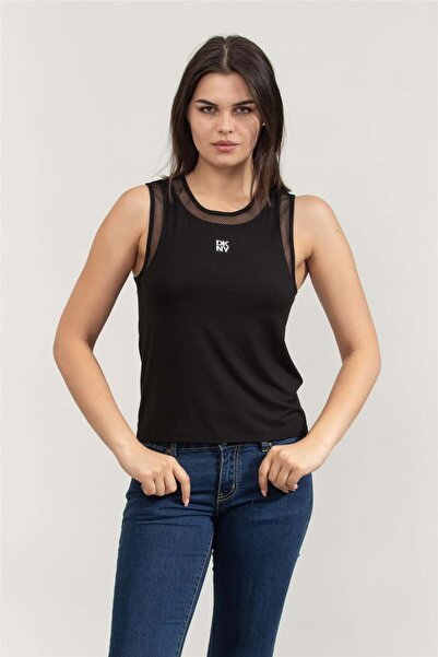 Dkny Kadın Kolsuz T-Shirt Siyah