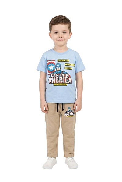 Marvel Toddler Boys Captain America Graphic T-Shirt & Jogger PJ Set
