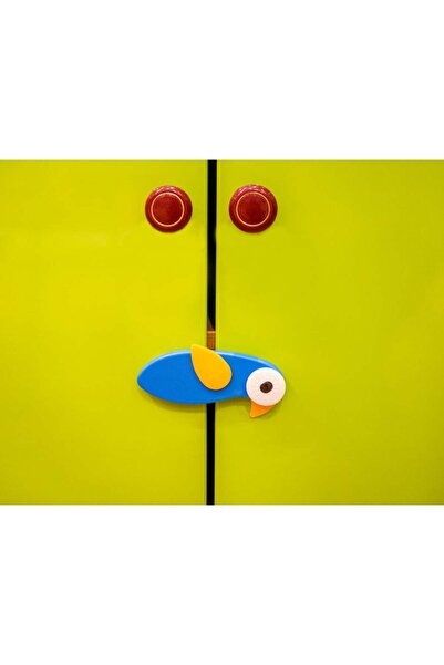 Puzzle Tool for Locking Doors in the Shape of a Parrot - Color Not Specified