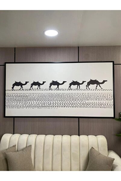 Afkar modern Modern Wall Art Canvas Painting - Stylish Abstract Design - Cont...