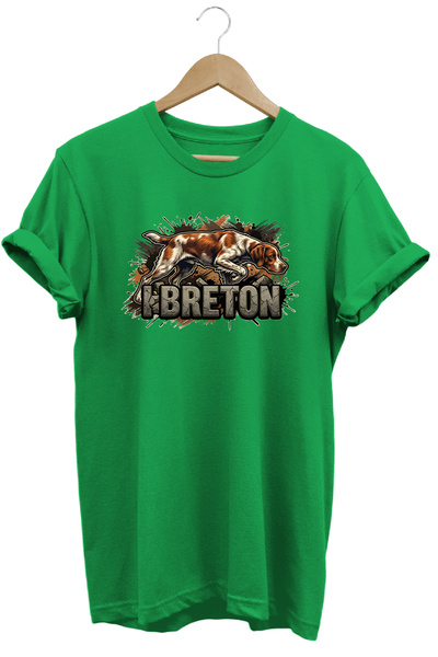 WİDİ Unisex Basset Hound Printed T-Shirt - Hunter Dogs Series Crew Neck Cotto...