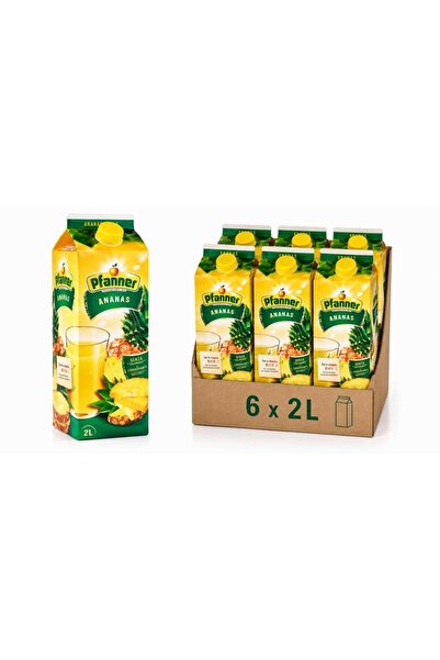 Pfanner Ananas Meyve Suyu 2 Lt x6