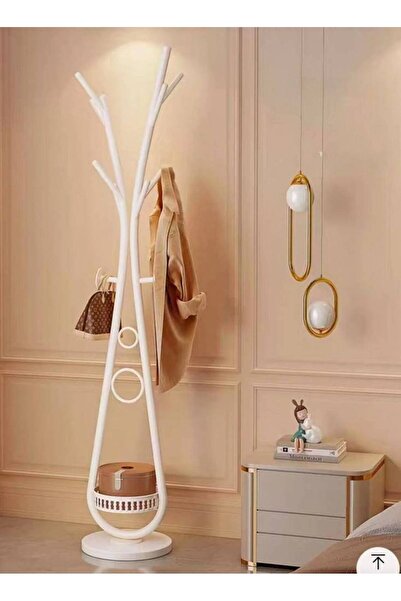 Generic Metal Rust-Proof Coat Rack with Multiple Hooks |   Fixed Circular Bas...