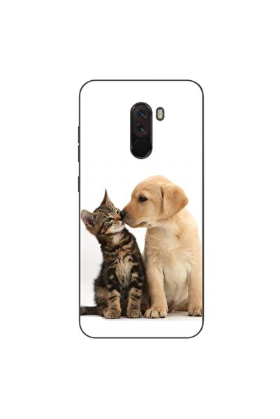 OEM Калъф, съвместим с Xiaomi Pocophone F1, силиконов гел TPU, с десен Коте, ...