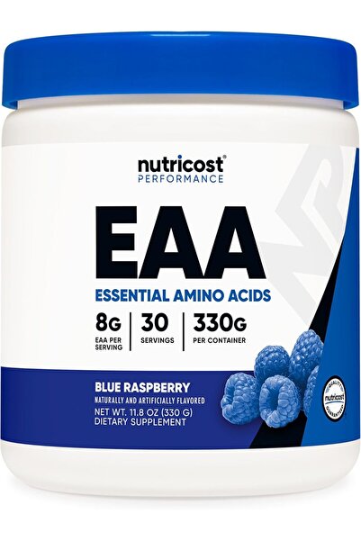 Nutricost EAA Powder 30 Servings (Blue Raspberry) - Essential Amino Acids - N...