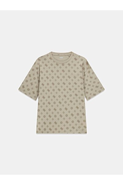 Guess Ovidio Erkek Aktif Oversize Fit T-Shirt