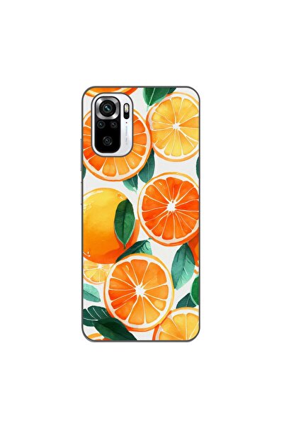 OEM Case compatible with Xiaomi Poco M5s Silicon Gel Tpu Model Oranges