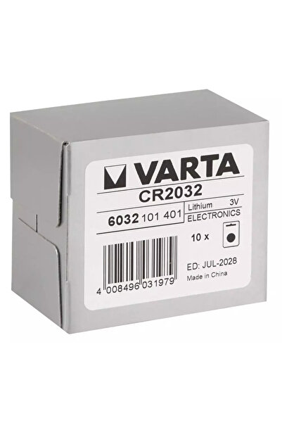 Varta Ηλεκτρονικές Μπαταρίες Ρολογιών Λιθίου CR 2032 3 V 10 τεμάχια - Ημερομη...