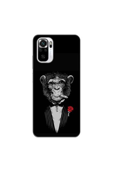 OEM Husa compatibila cu Xiaomi Poco M5s Silicon Gel Tpu Model Cigar Monkey