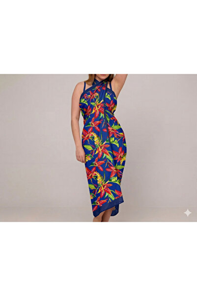 randevu Rochie de plajă din șifon cu modele, multifuncțională