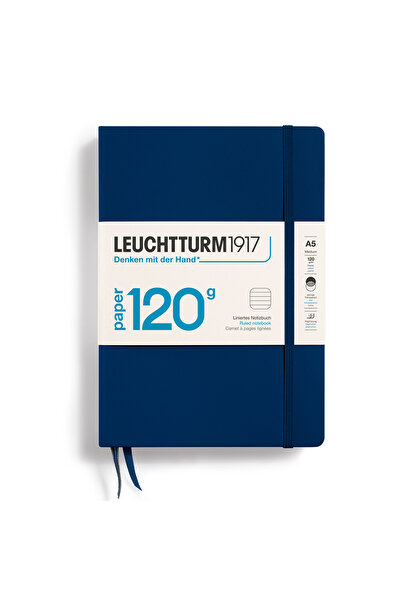 Leuchtturm Notebook A5 Dictando 120g Hard Cover Navy Blue