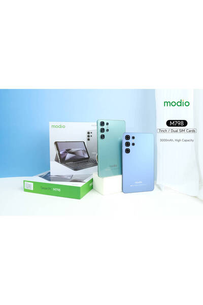 Modio M798 Tablet, 7-inch IPS Display, 8GB+512GB, Android 13, Dual SIM, 4000m...