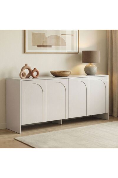 Rani Mobilya Rani Home Konsol Aytaşı Krem 180Cm GD-5350