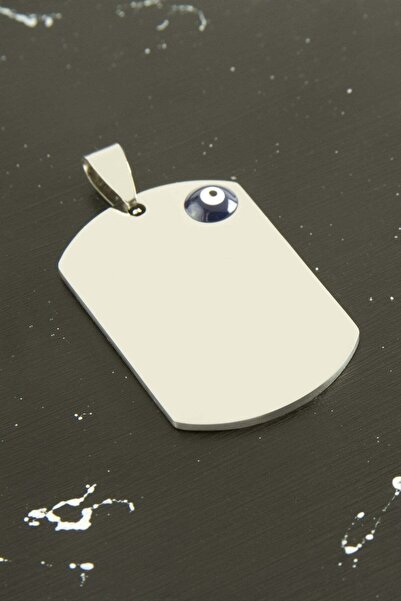 Marsilyan Steel Pendant with Engraving 2.5*3.5 cm Ilkel-Bjt940