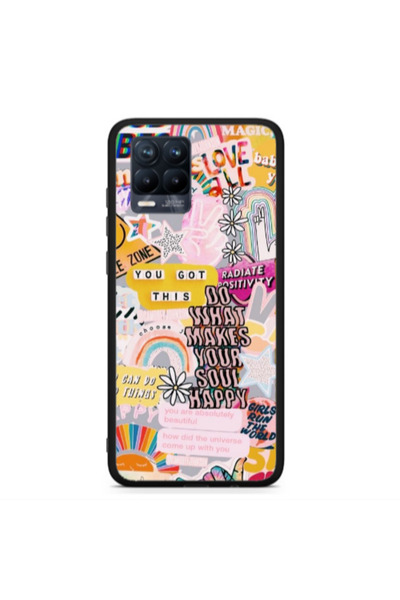 Other Realme 8 Stay Grovy Black Glossy Θήκη