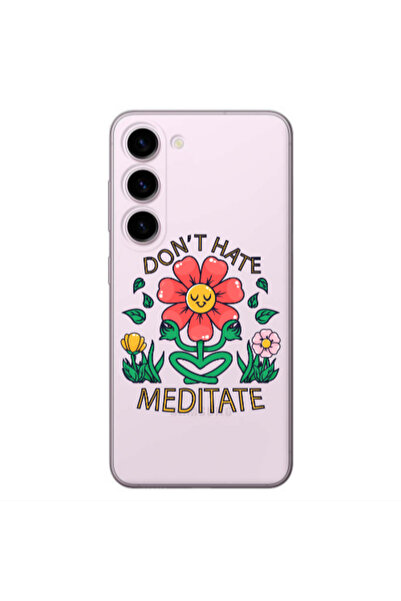 Other Samsung S23 Plus Meditate Transparent Silicone TPU Θήκη