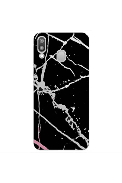 Other Samsung M20 Marble Cream Cracks Transparent Silicone TPU Θήκη