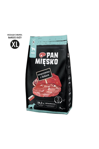 Pan Mięsko Carne de porc cu mistreț (adult) XL 9kg