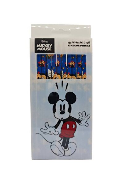 OEMS Kcsy25 151687 Mkm01-1244-25 Wooden Colors 12 Colors Mickey Mouse