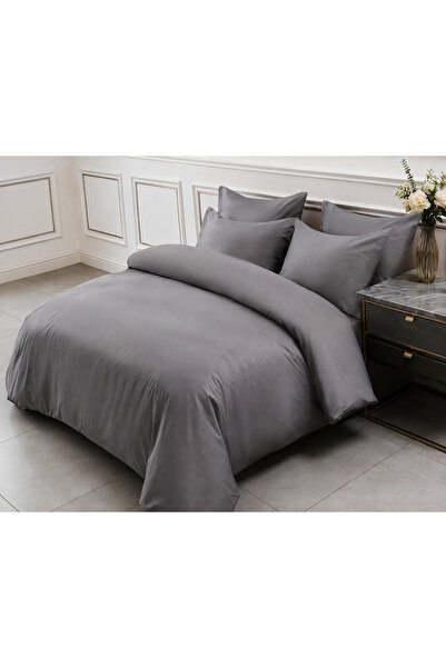 MEİSO MĚISO Premium 4-Piece Duvet Cover Set Top Bottom Set in 100% Satin Cott...