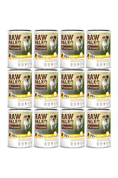 Raw Paleo VetExpert Pui de curcan conservă 12x400g