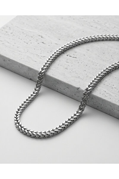 stainless steell 316L Steel Silver Women's Necklace Men's Necklace