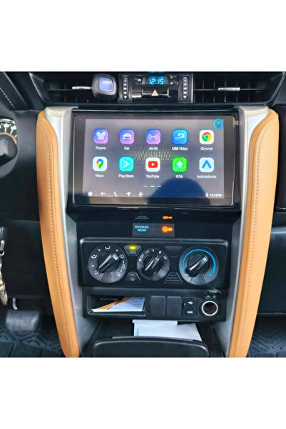 Carplayer شاشة أندرويد لتويوتا فورتشنر موديل 2016-2024، 8 جيجابايت رام، 128 ج...