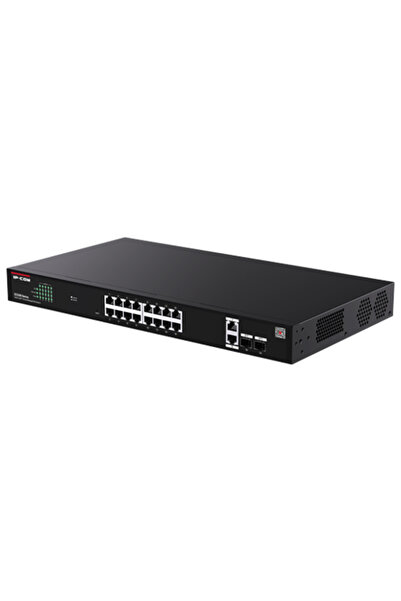 IP-COM 16-port 1G PoE RJ45 Switch, 2 x 1G SFP, 2 x 1G RJ45, Managed, 1U - G22...