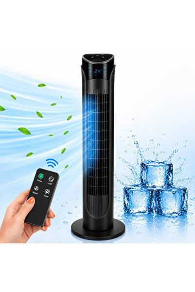 TnsAround Tower Fan, Smart Timer, 3 Ventilation Modes