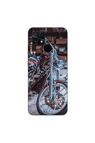 OEM Case compatible with Xiaomi Poco C40 Silicone Gel Tpu Model Harley Garage
