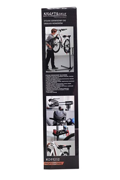 Kraft&dele Bicycle repair stand, Kraft&Dele, adjustable 105‑143cm, 30kg, KD11252