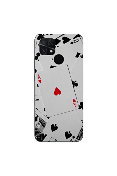 OEM Case compatible with Xiaomi Poco C40 Silicone Gel Tpu Poker Cards Pattern