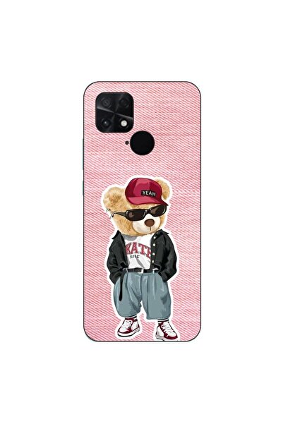 OEM Husa compatibila cu Xiaomi Poco C40 Silicon Gel Tpu Model Pink Jeans Bear