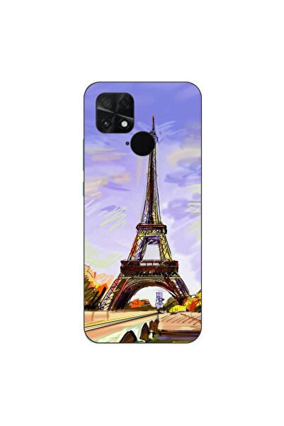 OEM Husa compatibila cu Xiaomi Poco C40 Silicon Gel Tpu Model Desen Turnul Ei...
