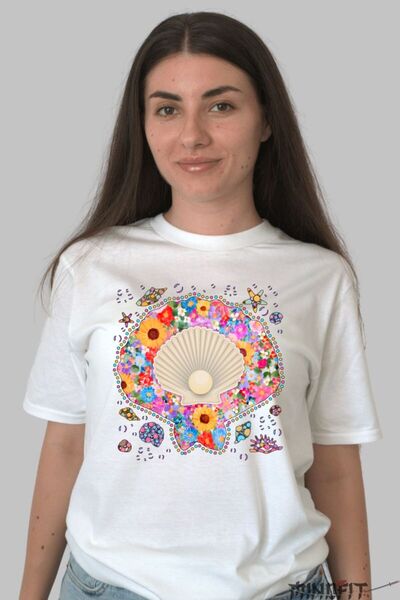 GILDAN Tricou De Vara Cu Scoica Viu Colorata