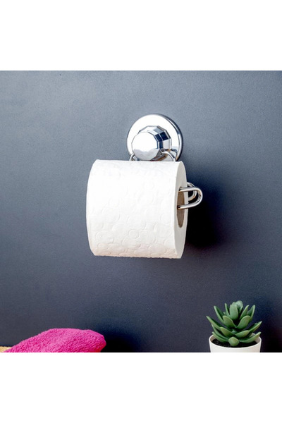 TRio Life Krom Banyo Tuvalet Kağıdı Askısı Hem Vakumlu Hem Vidalı