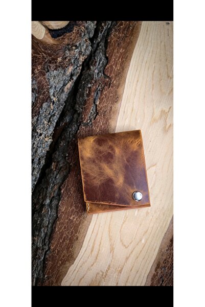 GERMANICIA LEATHER CRAFT Erkek Deri Cüzdan [Kişileştirme] Hakiki Deri Minimal...