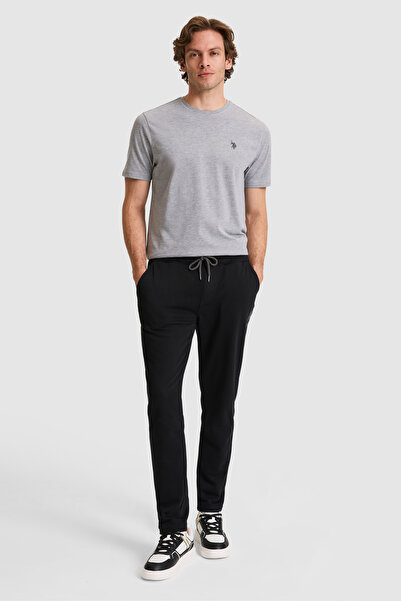 U.S. Polo Assn. Erkek Siyah Eşofman Altı 50322603-VR046