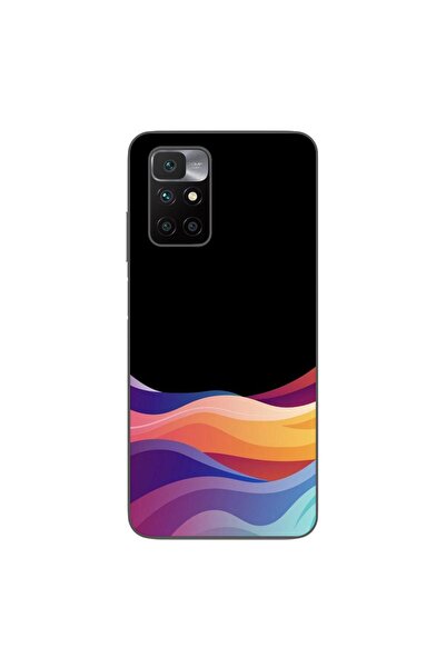 OEM Case compatible with Xiaomi Redmi 10 Silicone Gel Tpu Pattern Neon Waves