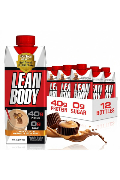 Labrada Nutrition مشروب بروتين لابرادا لين بودي جاهز للشرب بنكهة الشوكولاتة و...