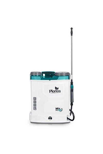 Plonos Battery-powered sprinkler pump, lead-acid, 12 V, 8 Ah, 4 different noz...
